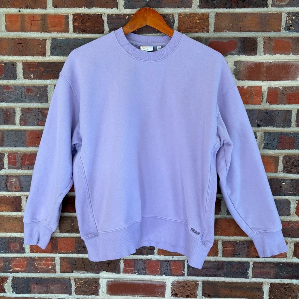 TNA Aritzia Sweatfleece Terry Fleece Boyfriend Fit Womens Size Medium